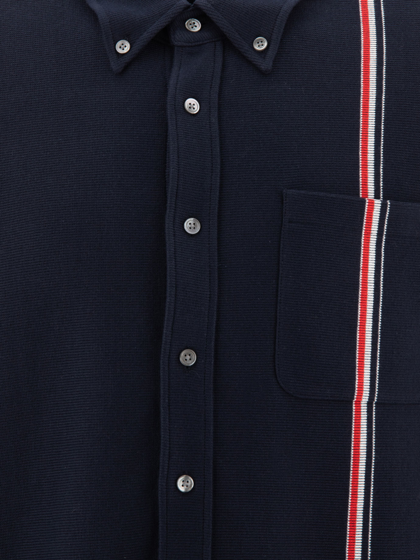 THOM BROWNE Double-face knit overshirt